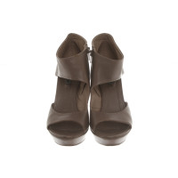 Vic Matie Sandals Leather in Grey