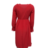 Comptoir Des Cotonniers Kleid aus Seide in Rot