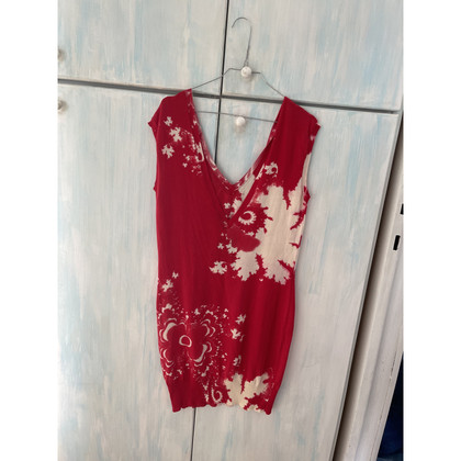 Ermanno Scervino Dress Cotton in Red