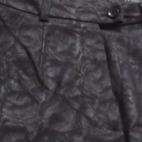 Marc Cain pantaloni stretch luccicante nero/grigio