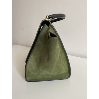 Céline Trapeze Bag Leather in Olive