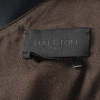 Halston Heritage Kleid aus Seide in Grau
