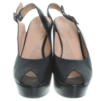 Robert Clergerie Platform sandals in black