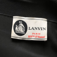 Lanvin Oberteil aus Seide in Schwarz