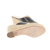 Paloma Barcelo Wedges Leather in Black