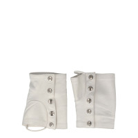 Chanel Handschoenen Leer in Wit