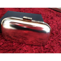 Anya Hindmarch Clutch Leer in Goud