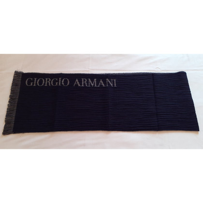 Giorgio Armani Scarf/Shawl Wool in Blue