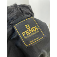 Fendi Jacket/Coat Fur in Black