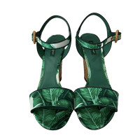 Dolce & Gabbana Sandals Leather in Green
