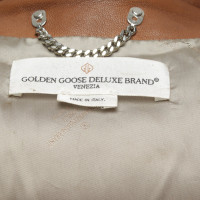 Golden Goose Jas/Mantel Leer in Bruin