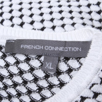 French Connection Maglione in bianco e nero