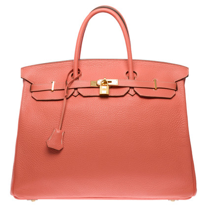 Hermès Birkin Bag 40 aus Leder in Rosa / Pink