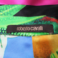 Roberto Cavalli Robe chemisier avec motif
