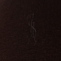 Yves Saint Laurent Pullover in maglia marrone