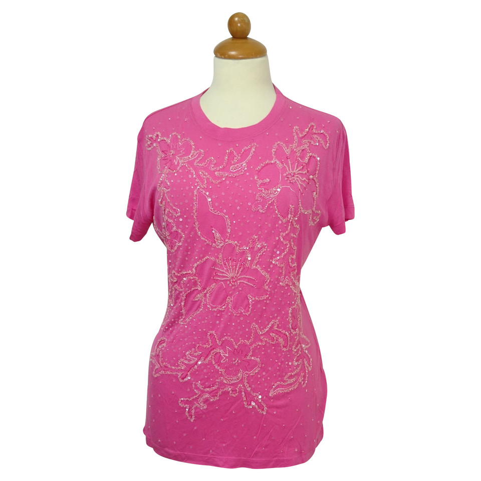 Ferre Top en Coton en Rose/pink