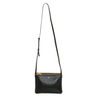 Céline Trio Bag aus Leder in Schwarz