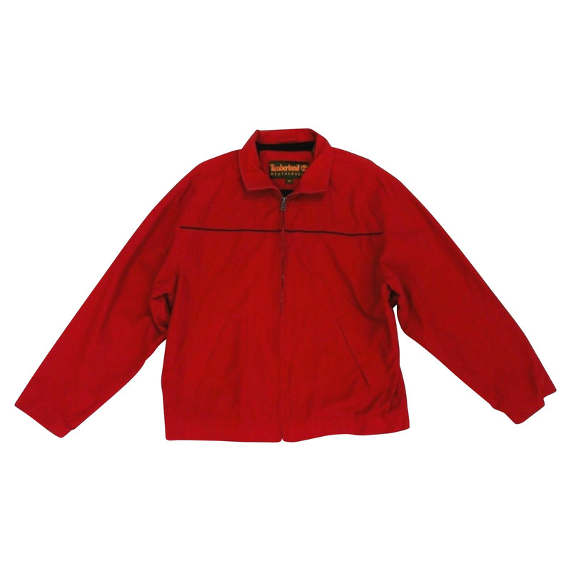 red timberland jacket