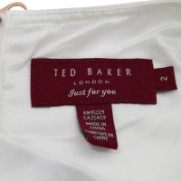 Ted Baker Dress Viscose in White