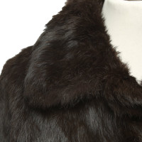 Tashia London Jacke/Mantel aus Pelz in Braun