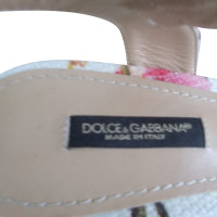 Dolce & Gabbana Oleandro floral brocade sandal