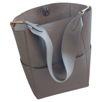 Céline Sangle Bucket Bag Leather in Taupe