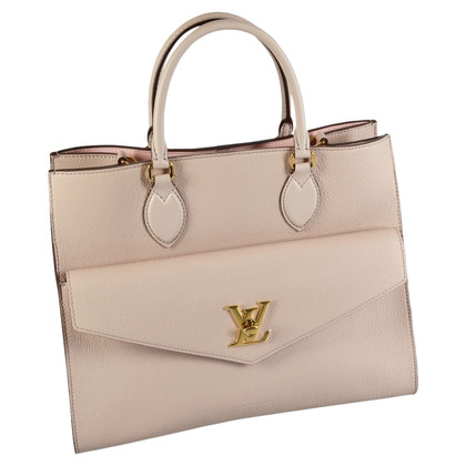 Louis Vuitton Lockme Tote Leather in Beige