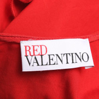 Red Valentino Dress Cotton in Red