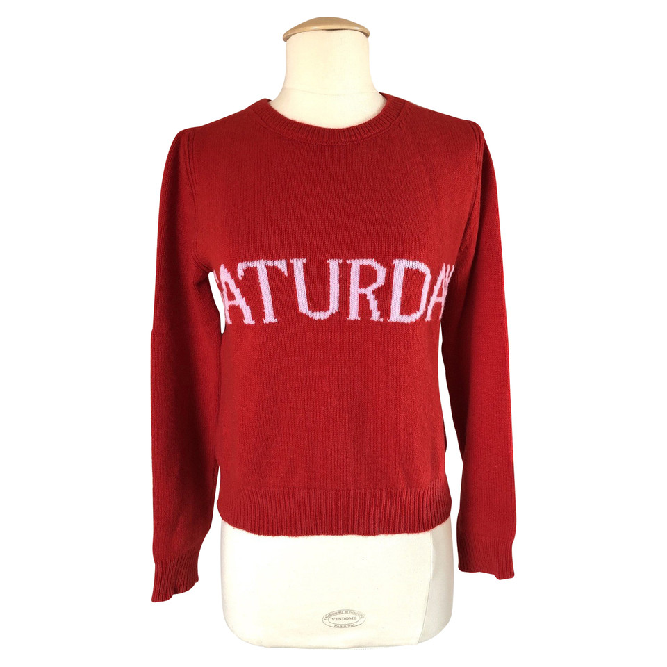 Alberta Ferretti Knitwear Cashmere in Red