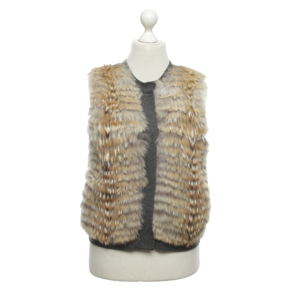 Royal Cashmere Gilet in Pelliccia