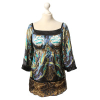 Hale Bob Silk tunic with a floral pattern