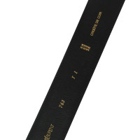 Yves Saint Laurent Gürtel aus Leder in Schwarz