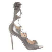 Gianvito Rossi Décolleté/Spuntate in Pelle in Verde oliva