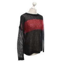 Theory Sweater in red / black