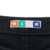 Msgm Jeans au look détruit