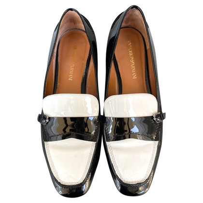 Emporio Armani Slippers/Ballerinas Patent leather