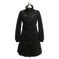 Moschino Love Quilted coat in black