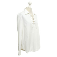 Dkny Oversized shirt blouse in white