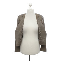 Catherine Malandrino Jacket/Coat Leather in Khaki