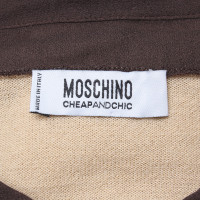 Moschino Cheap And Chic Oberteil in Braun/Beige