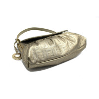 Fendi Shopper Leather in Gold