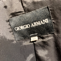 Giorgio Armani Jacket/Coat Wool in Black