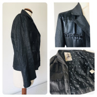 Mariella Burani Jacke/Mantel aus Leinen in Grau