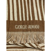 Giorgio Armani Schal/Tuch aus Wolle in Braun