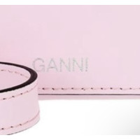 Ganni Sac de voyage en Cuir en Rose/pink