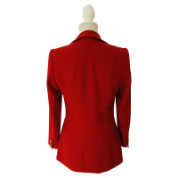 Rena Lange Jacke/Mantel aus Wolle in Rot