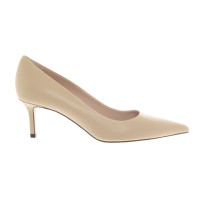 Hugo Boss Pumps/Peeptoes aus Leder in Beige