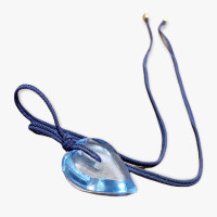 Baccarat Pendant Glass in Blue