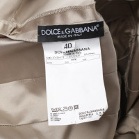 Dolce & Gabbana zijden jurk in Lichtbruin