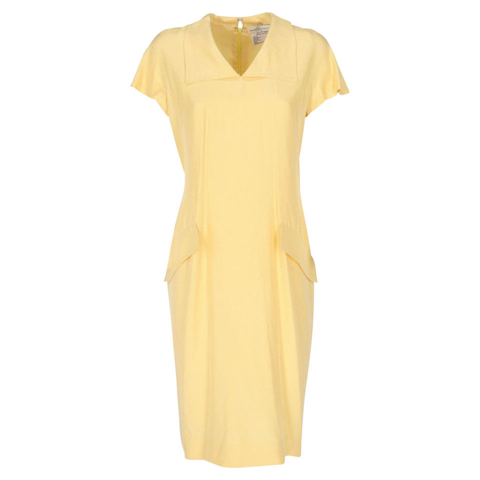 Pierre Balmain Kleid aus Seide in Gelb